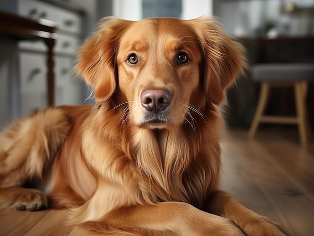 Linda foto de perro dulce