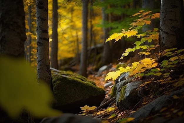 Linda imagem de paisagem Ai generativa