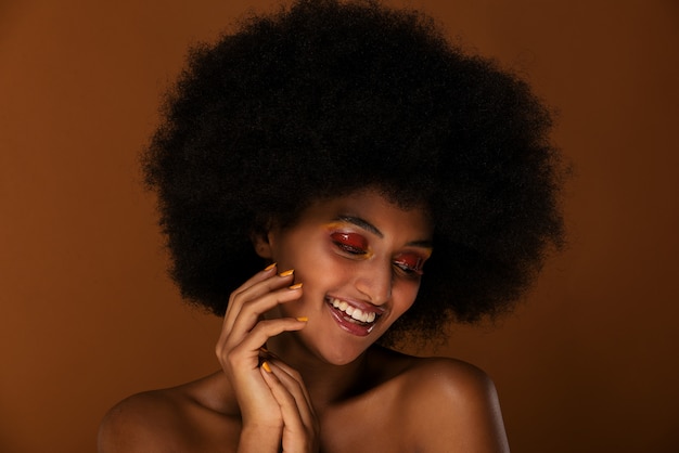 Foto linda mulher afro