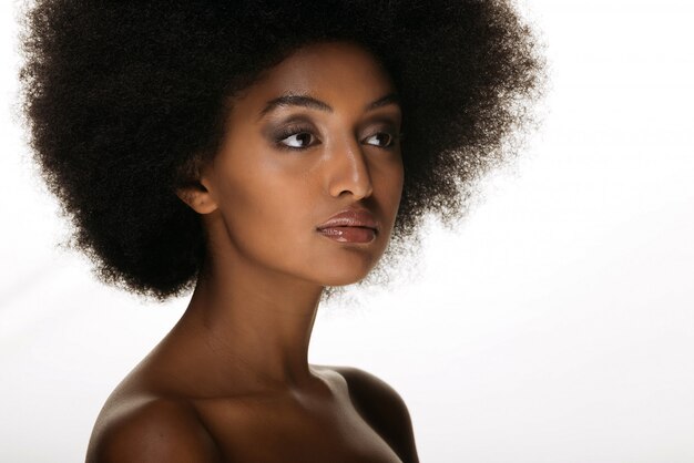 Linda mulher afro