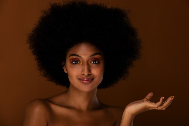 Foto linda mulher afro
