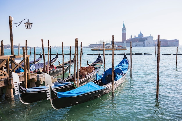 Foto linda vista de veneza