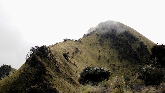 Linda vista do monte merbabu