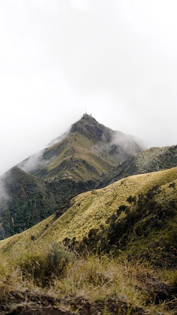 Linda vista do monte merbabu