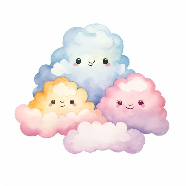 Lindas nubes kawaii