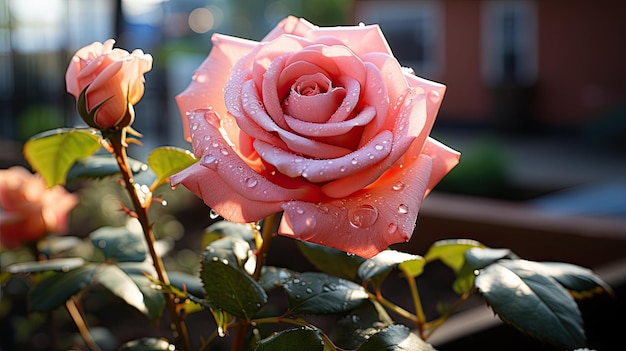 Lindas rosas cor de rosa