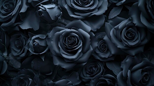 lindas rosas negras