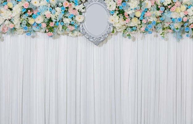 Foto lindo arranjo de flores para casamento