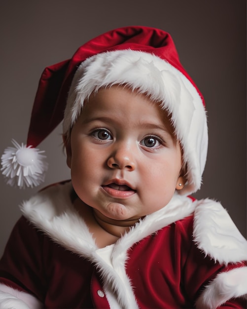 Un lindo bebé Papá Noel
