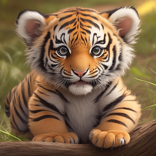 Lindo bebezinho tigre