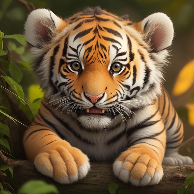 Lindo bebezinho tigre