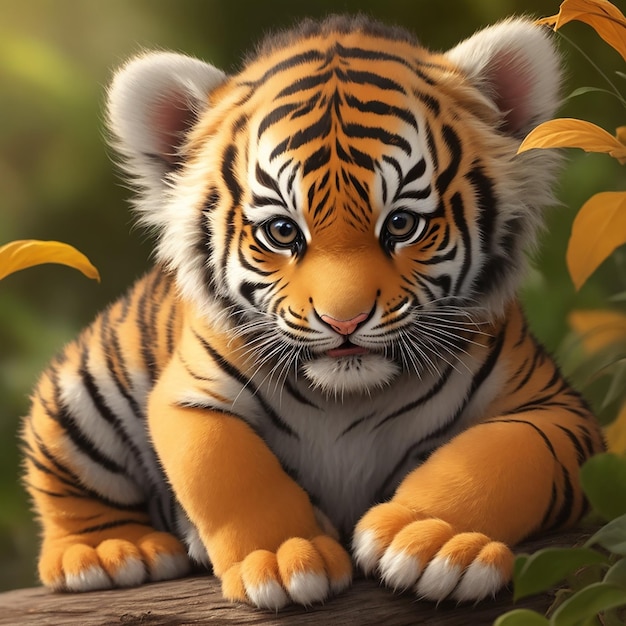 Lindo bebezinho tigre