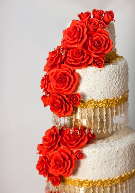 Lindo bolo de casamento