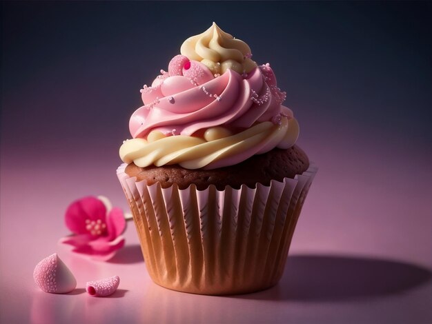 Lindo Bolo de Copa Cor-de-Rosa