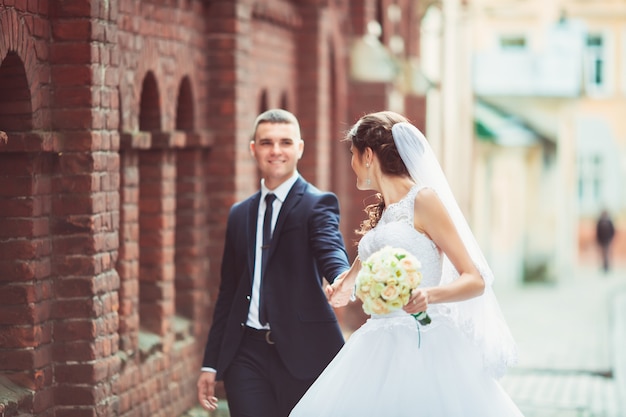 Lindo casamento, marido e mulher, amantes homem mulher, noiva e noivo