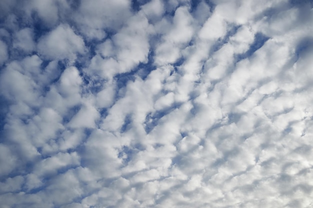 Lindo céu com textura de nuvens fofas