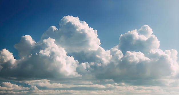 Lindo céu fotografia céu com nuvens