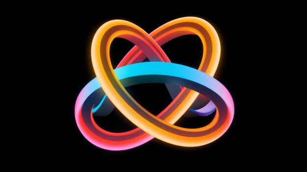 Lindo Design de Logotipo Neon 3D