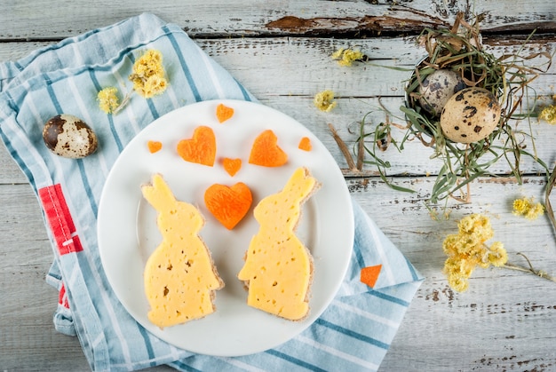 Lindo y divertido desayuno para San Valentín o Pascua