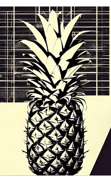 Foto lindo estilo ananas