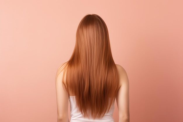 lindo estilo de cabelo de cabelo liso