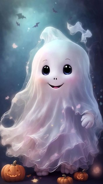 Lindo fantasma blanco