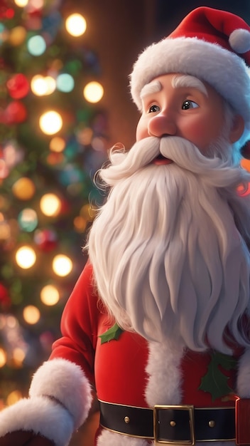 Lindo fondo de navidad de santa claus sinterklaas