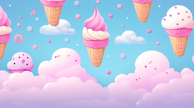 Lindo fondo de unicornio