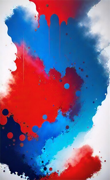Foto lindo fundo abstrato azul e vermelho