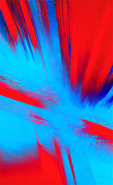 Lindo fundo abstrato azul e vermelho