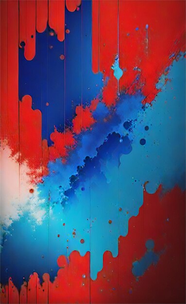 Lindo fundo abstrato azul e vermelho