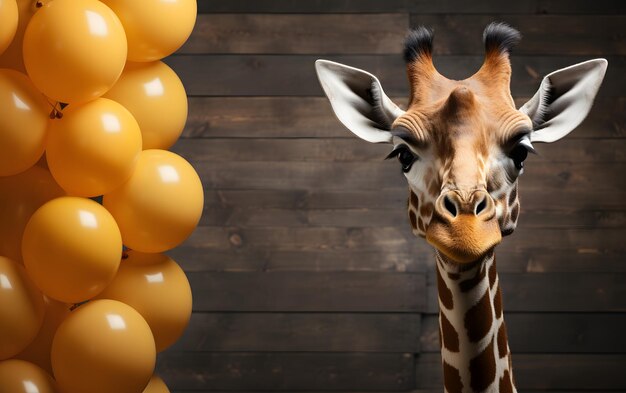 Foto lindo fundo de comemoração de aniversário de bebê com espaço de cópia para texto