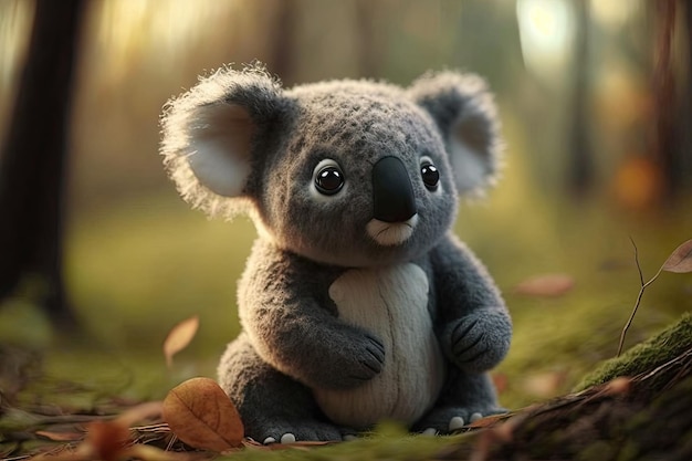 un lindo koala