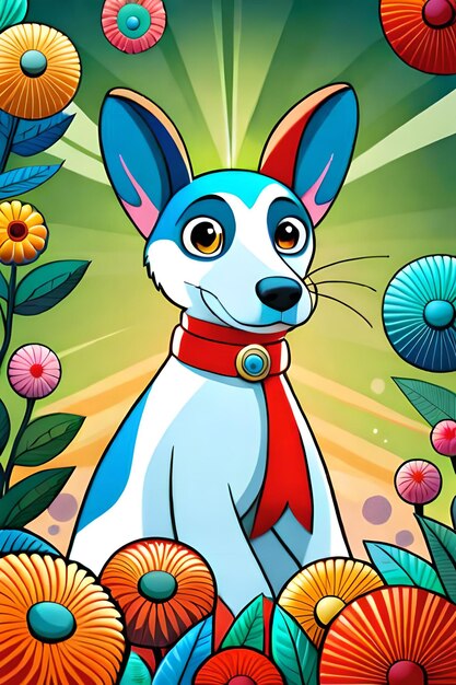 Lindo libro de colorear con ilustraciones de perros para niños