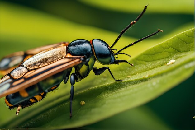 Lindo objeto de fotografia macro