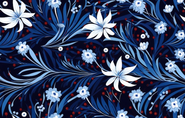Lindo patrón sin costuras con flores suave estado de ánimo de primavera verano dibujado a mano floral fondo botánico