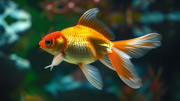 El lindo pez dorado
