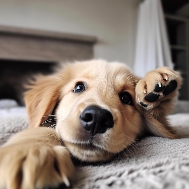 lindos perros en casa