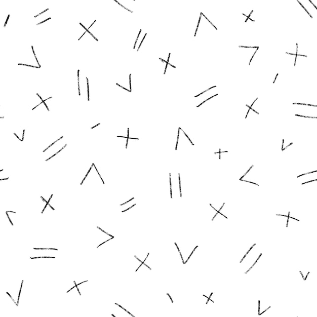 Línea de garabato abstracto patrón sin costuras Una ilustración digital Textura dibujada a mano y aislada