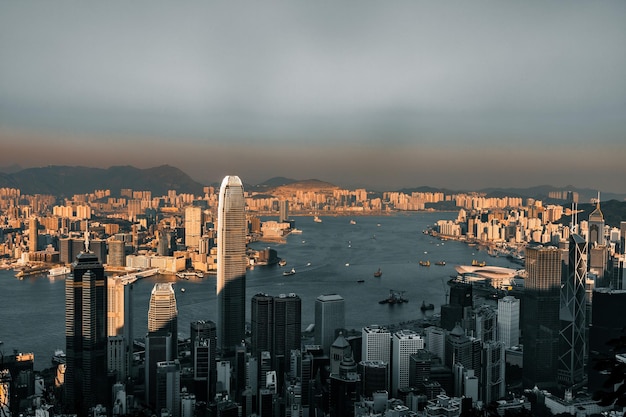 Línea del horizonte de Hong Kong