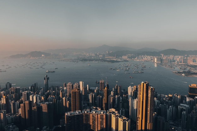 Línea del horizonte de Hong Kong