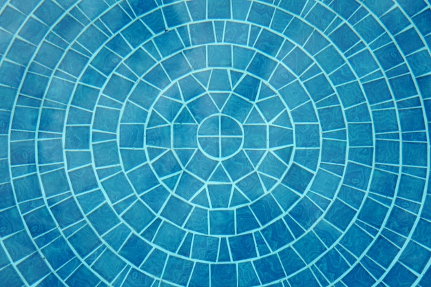 Foto línea de mosaico abstracto del fondo de una piscina