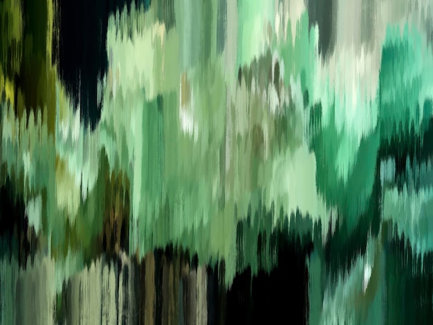 Línea de pincel abstracto de fondo colorido azul verde