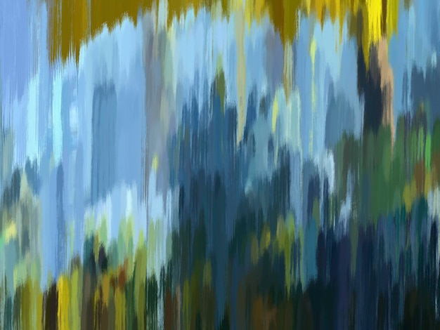 Línea de pincel abstracto de fondo colorido azul