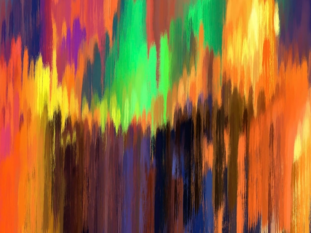 Línea de pincel abstracto de fondo colorido