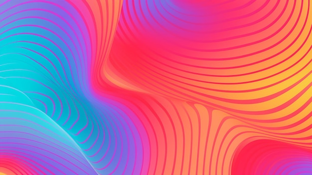 Línea de ritmo de pulso vectorizada en bucle sin costuras Paleta segura web sRGB gratuita