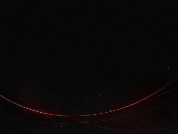 una línea roja se muestra en la oscuridad
