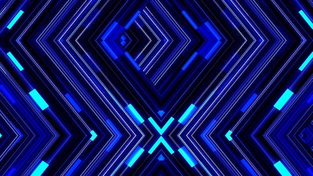Línea de tecnología brillante abstracta Líneas de tecnología abstracta Rayas abstractas