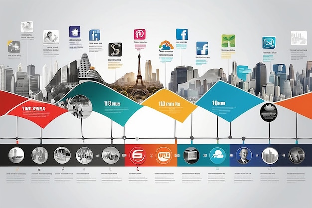 Línea de tiempo de evolución de la marca