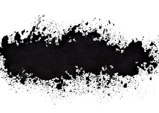 Línea de tinta negra. Fondo abstracto grunge. Ilustración de trama